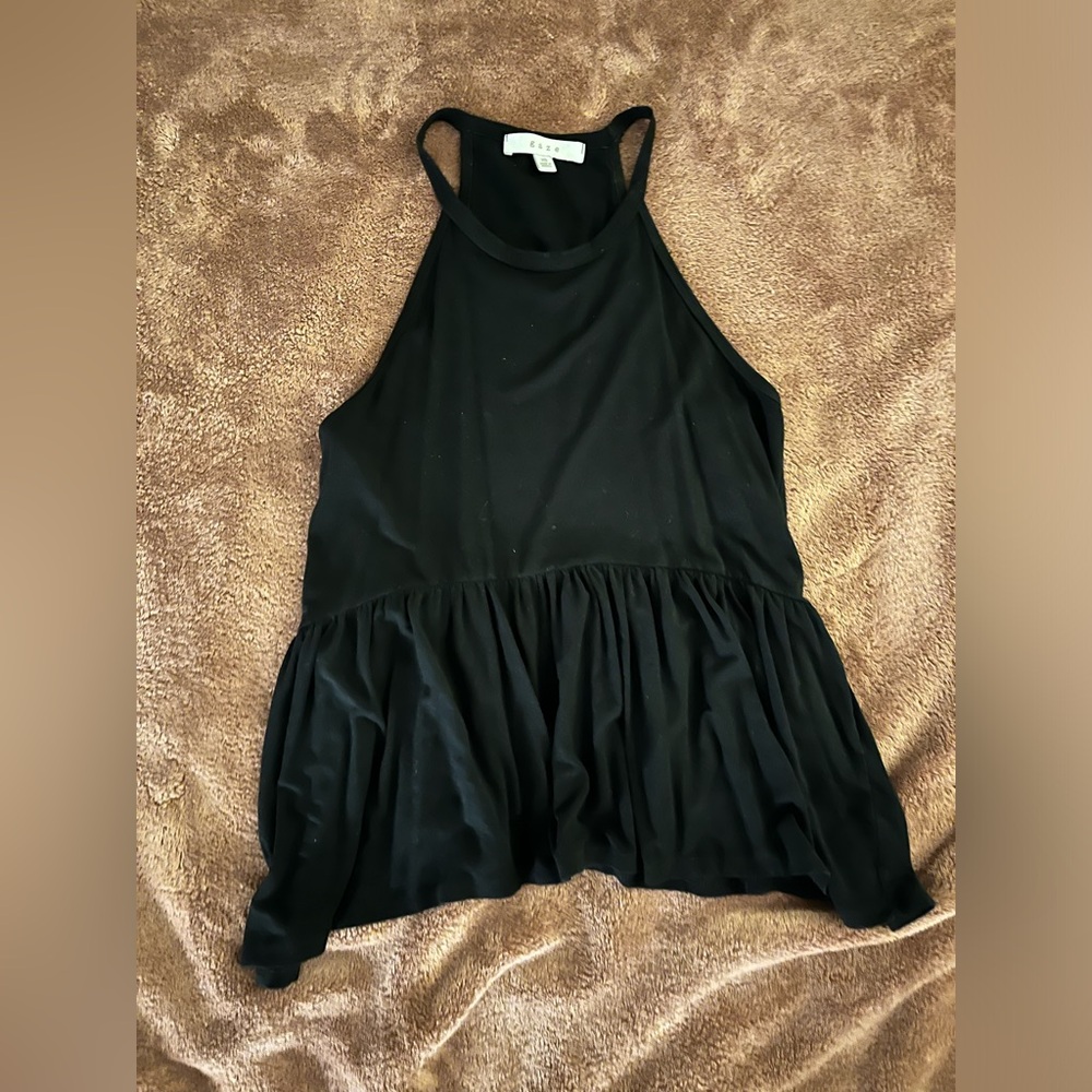 Black tank top